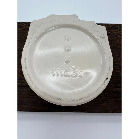 Pinch Hold Mug or Vase Ecru Beige Cream Ceramic - Picture 8 of 10